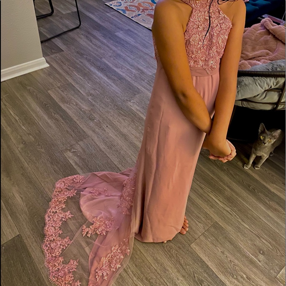 Special event dress; jr bridesmaid or flower girl dress